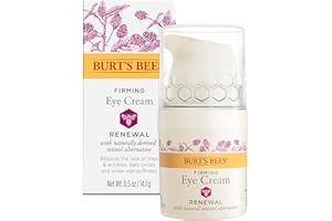 Burt's Bees Renewal Firming Eye Cream With Natural Retinol Alternative, Reduces Appearance of Lines, Wrinkles, Under-Eye Circles and Crow's Feet, 99 Percent Natural Origin Skin Care, 0.5 oz. Bottle