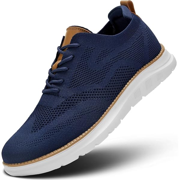 slim fit dress slacks Men's Lace Up elastic collar Fashion Dress Sneakers Business Oxfords C   Vilocy