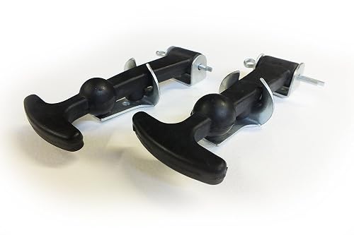 L&S Engineers Bonnet Catch - Large 120.5mm Rubber With Zinc Plating