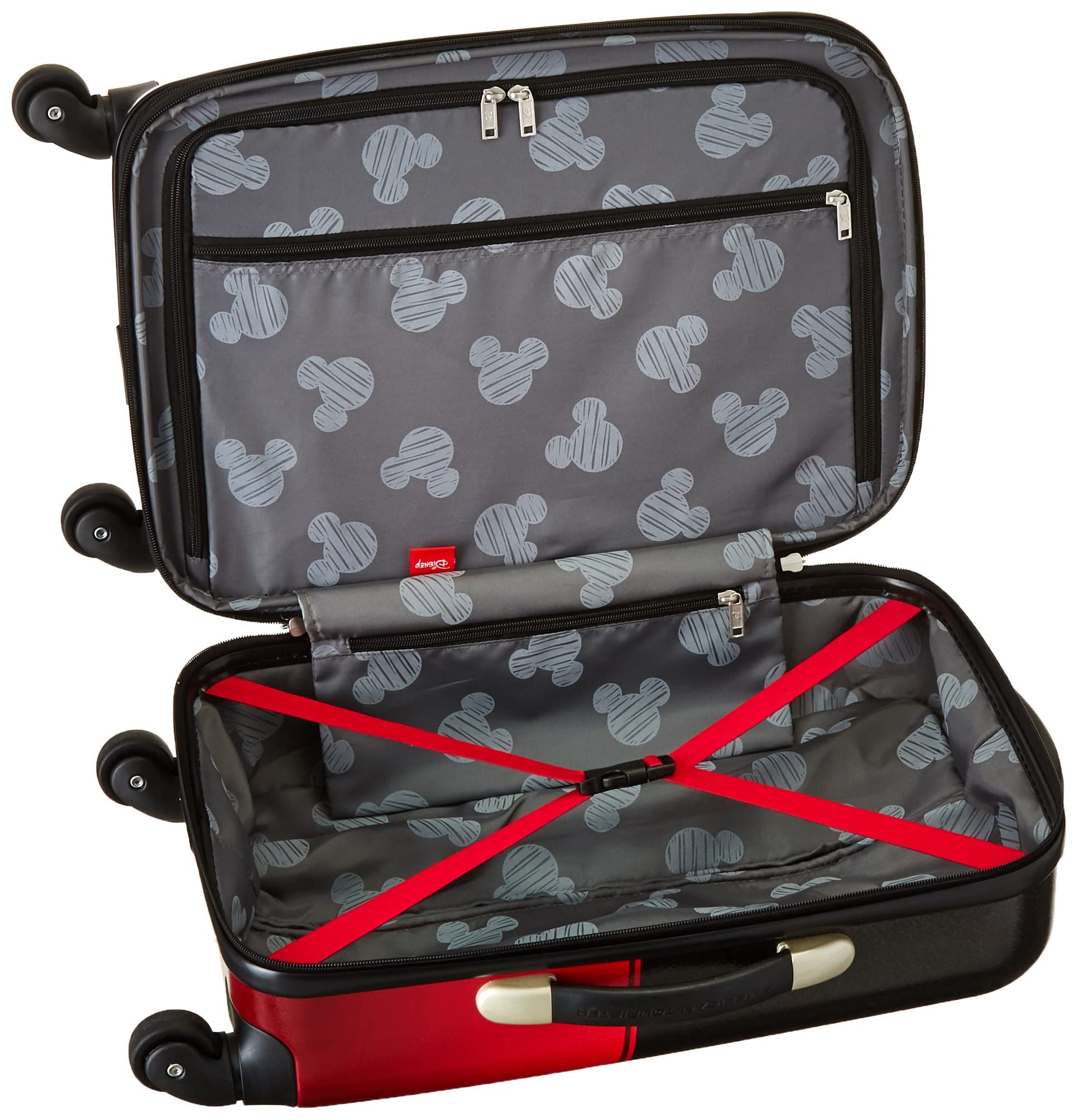 American Tourister Disney Hardside Luggage With Spinner Wheels, Mickey Mouse Pants, Carry-On 21-Inch