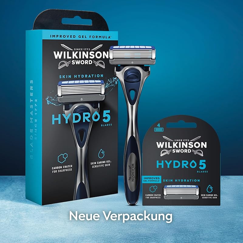 Hydro 5 Rasierer-Ersatzklingen, 4er-Pack
