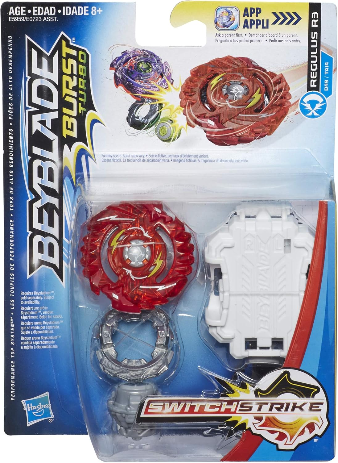 hasbro beyblade burst evolution switchstrike starter pack regulus r3