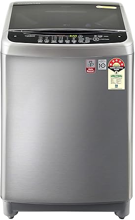 LG 8.0 Kg 5 Star Smart Inverter Fully-Automatic Top Loading Washing Machine (T80SJSS1Z, Free Silver, Jet Spray+)