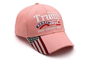 XYWLWOER Trump 2024 Hat for President Donald Trump Merchandise MAGA Hat Make America Great Again with USA Flag Baseball Cap