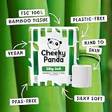 The Cheeky Panda Bamboo Toilet Rolls Bulk Buy 45 Rolls 3 Ply Plastic Free view 3