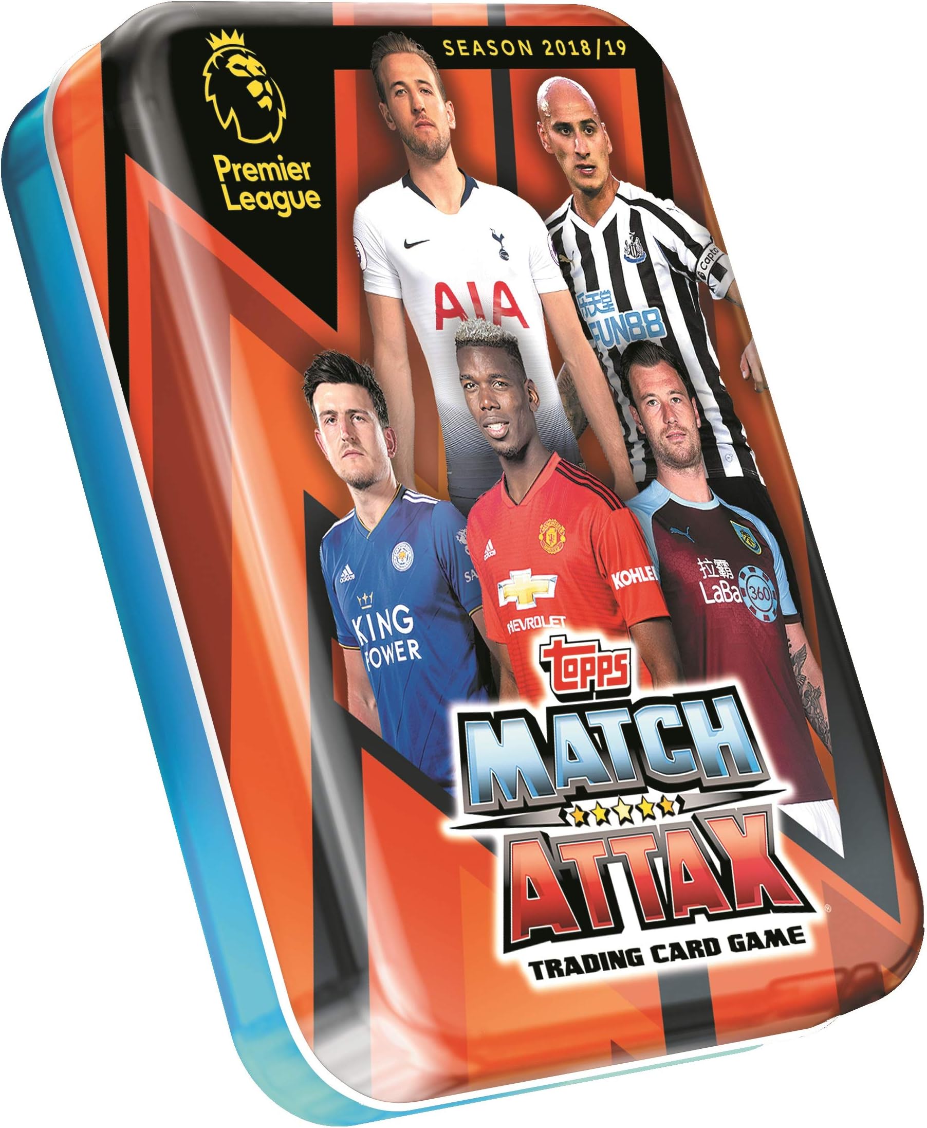 EPL 2018-19 Topps Match Attax Cards - Mini Tin (45 Cards + LE Gold)