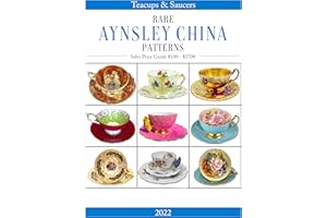Rare Aynsley China Patterns: Teacups & Saucers 2022 Online Sales Price Guide From US$100 To US$1700