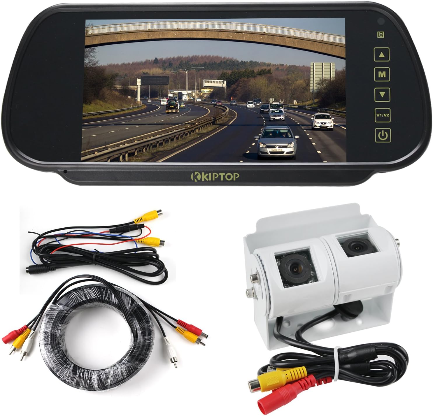 KIPTOP Motorhome Twin Camera Rear View Reversing Kit Amazon.co.uk Camera & Photo