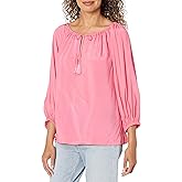 Trina Turk Women's Puff Sleeve Blouse