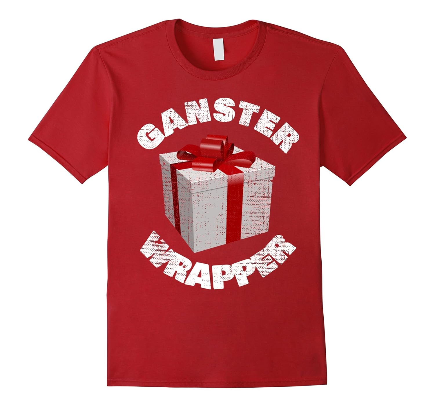 Gangster Wrapper Funny Christmas Holiday Gift Wrap T ShirtFL