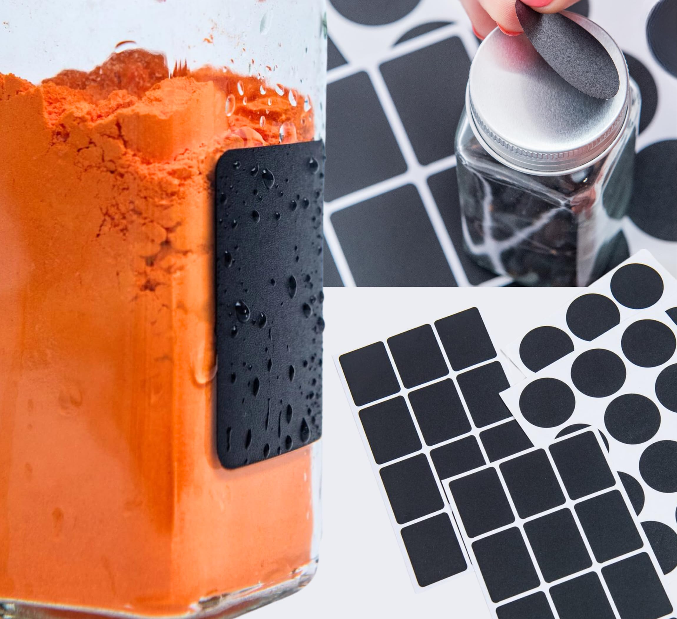 Miramarline Set 24 Gewürzgläser mit Streueinsatz Gewürzbehälter Glas - Pfeffermühle - Kräuter- und Gewürzaufbewahrung - Gewürzstreuer [inkl. Marker, Gewürzetiketten & Reinigungsbürste] Spice Jars