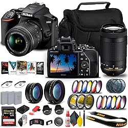 Nikon D3500 DSLR Camera with 18-55mm and 70-300mm