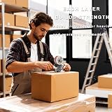 REQUISITE NEEDS Fragile Packing Tape 6 Rolls 48mm x 66m Durable 45µm view 7