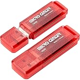 Micro Center SuperSpeed 2 Pack 16GB USB 3.0 Flash Drive Gum Size Memory Stick Thumb Drive Data Storage Jump Drive (16G 2-Pack)