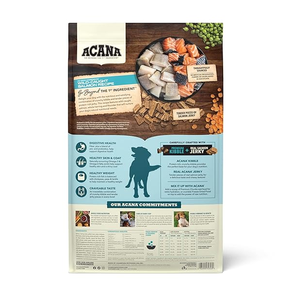 ACANA BUTCHER’S FAVORITES GRAIN-FREE DRY DOG FOOD WILD-CAUGHT SALMON RECIPE 4LB BAG