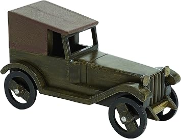 Woodland 24868 Handcrafted De Coches Antiguos De Madera Con