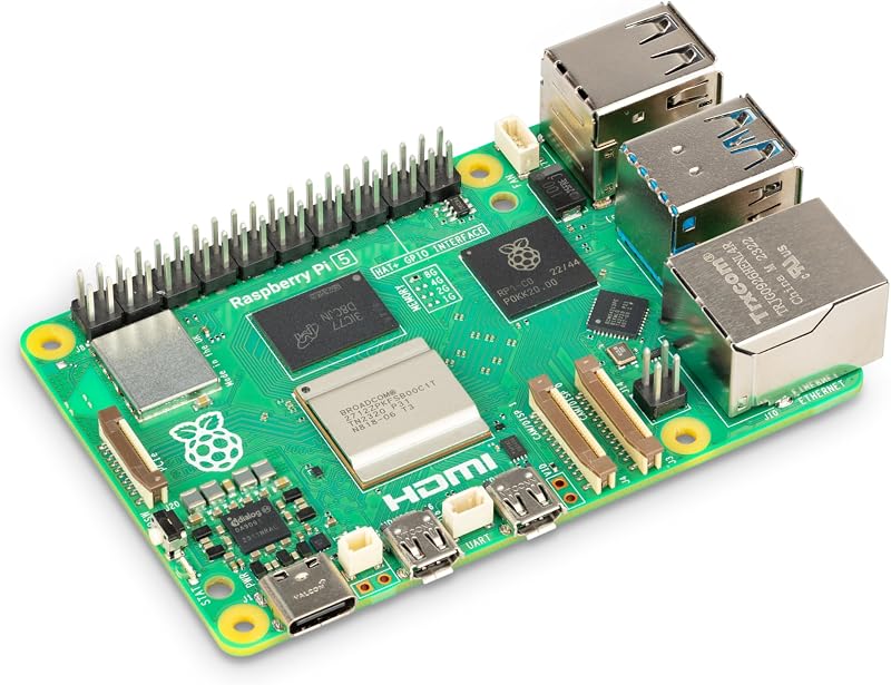 Raspberry Pi 5 8GB Quad-Core 2.4GHz Wi-Fi Bluetooth USB 3.0 Ethernet PoE+