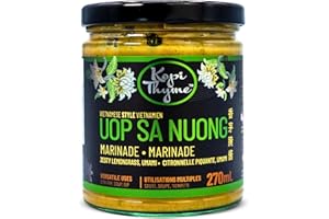 Kopi Thyme Uop Sa Nuong, Lemongrass Grilling Marinade, and Stir Fry Sauce. Authentic Southeast Asian Sauce to Create Easy Tra