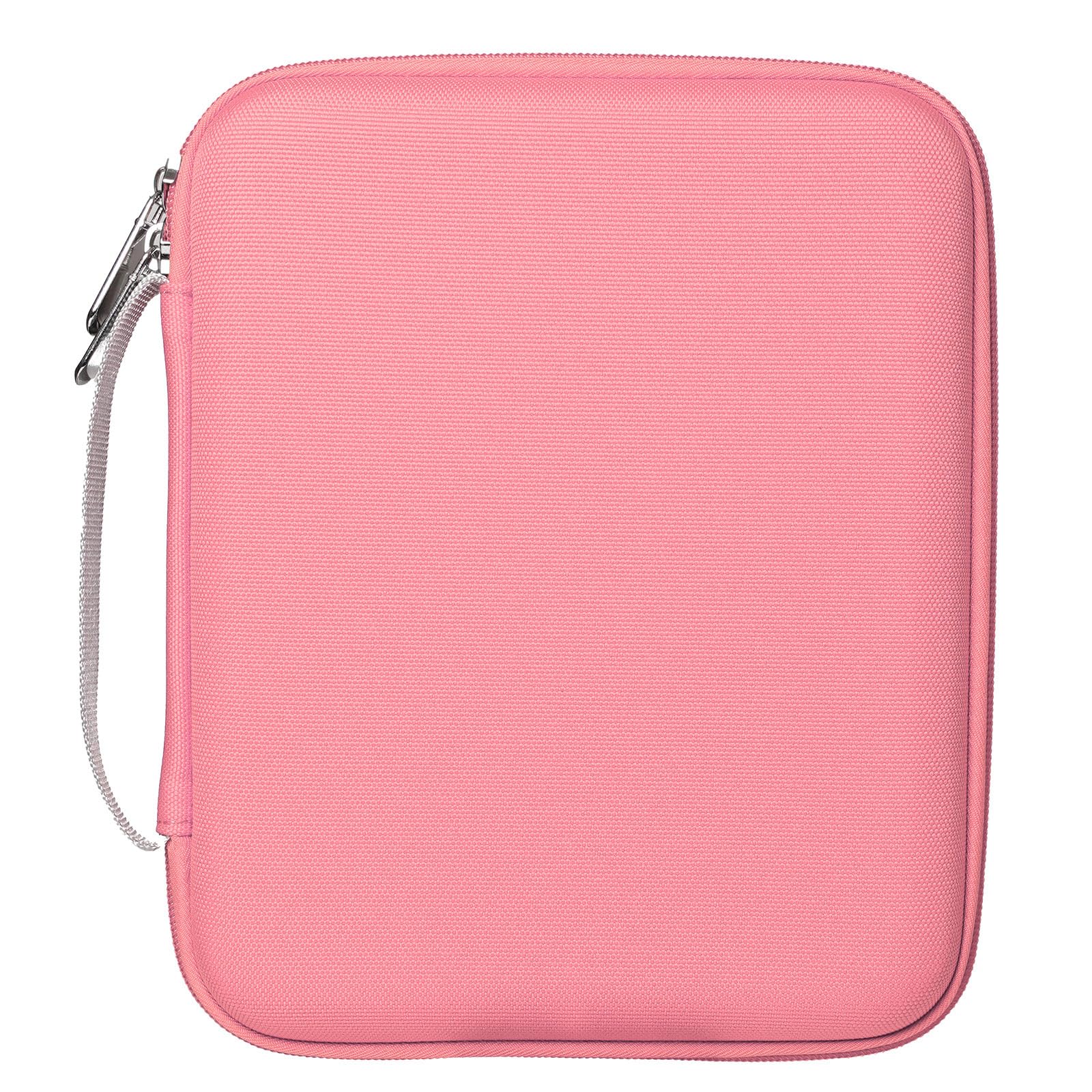 Woopais Card Case Holder for Yoto Player Mini Audiobook Cards Storage, Portable 120 Pockets Amiibo Card Binder Folder with Zipper for Yoto Travel (Pink)