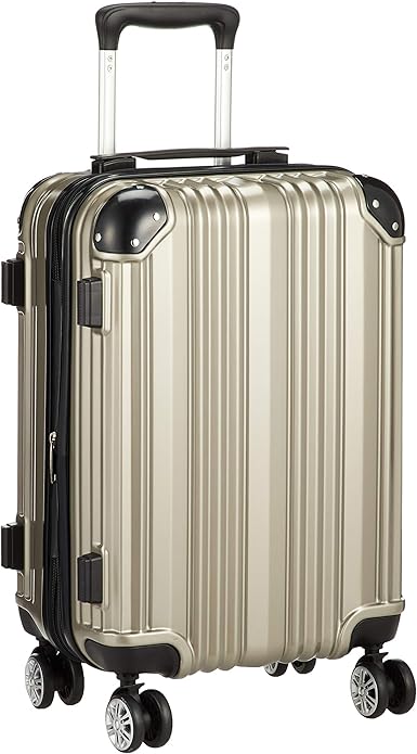Amazon アイダディ Idadi キャリーケース スーツケース M 7025 機内持ち込み可 保証付 35l 50 Cm 3 1kg ゴールド Idadi アイダディ スーツケース
