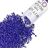 Miyuki Delica Seed Beads – Size 11/0 (1.6 mm), DB0726, Opaque Cobalt, 7.2 g, Approx. 1440 Beads, Made in Japan