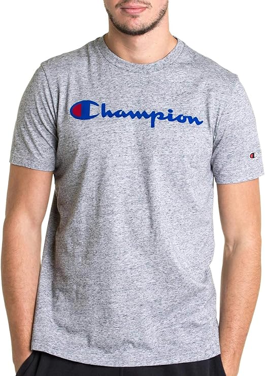 t shirt champion femme gris