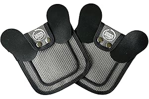 DOWN UNDER OUTDOORS 2 Pack Small Chicken Saddles for Bantams and Young Birds, Includes Shoulder Covers (Grey Mesh)