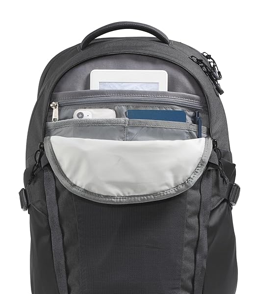 THE NORTH FACE RECON EVERYDAY LAPTOP BACKPACK – DAYPACK, WATER REPELLENT, LAPTOP SLEEVE, 2 WATER BOTTLE POCKETS, ASPHALT GREY LIGHT HEATHER/TNF BLACK-NPF, ONE SIZE