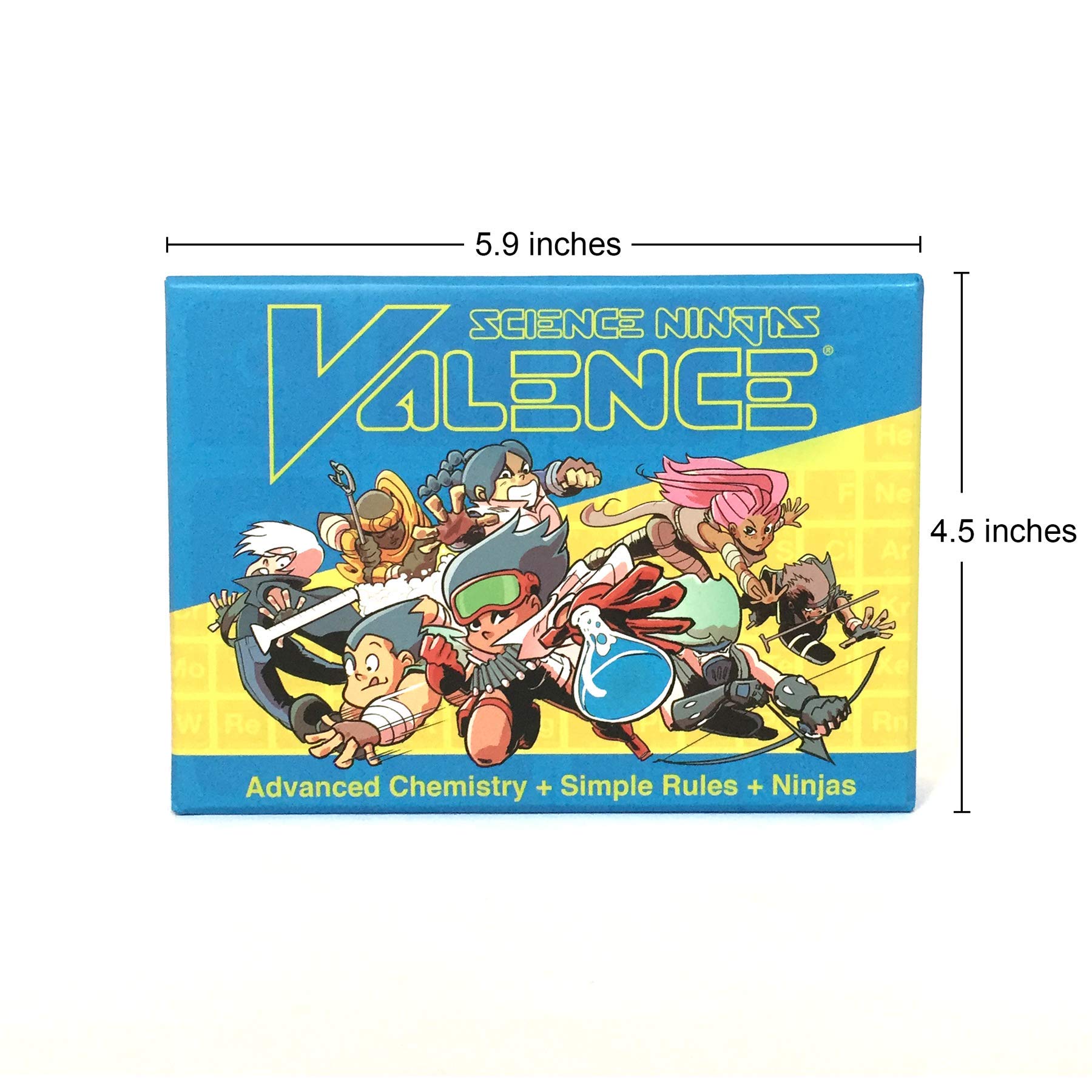 Science Ninjas Valence Card Game Advanced Chemistry + Simple Rules