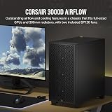 Corsair 3000D Airflow Mid-Tower Desktop Computer Case 2x SP120 Fans Four-Slot view 2