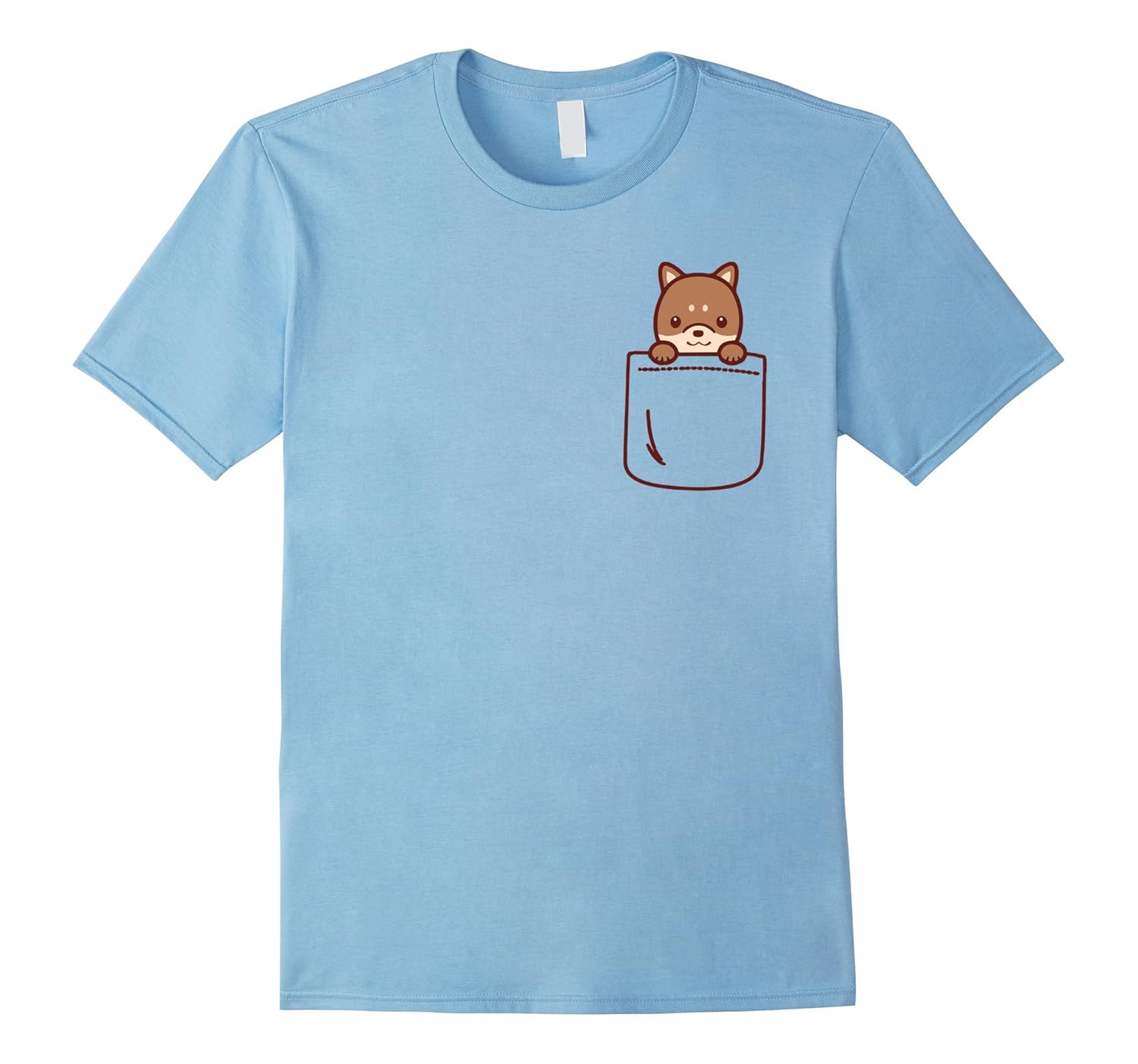 Shiba In Your Front Pocket T-Shirt Funny Dog Lover Gift-ANZ