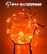 cshare Halloween LED Fairy Lights 50LED 5m Orange Fall Decor Battery Powered view 2