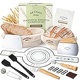 Sourdough Starter Kit, Banneton Bread Proofing Basket, Sourdough Bread Baking Supplies, Sourdough Tools, Sour Dough Starter Kits, Bread Making Tools