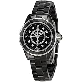 Chanel J12 Automatic Diamond Black Dial 