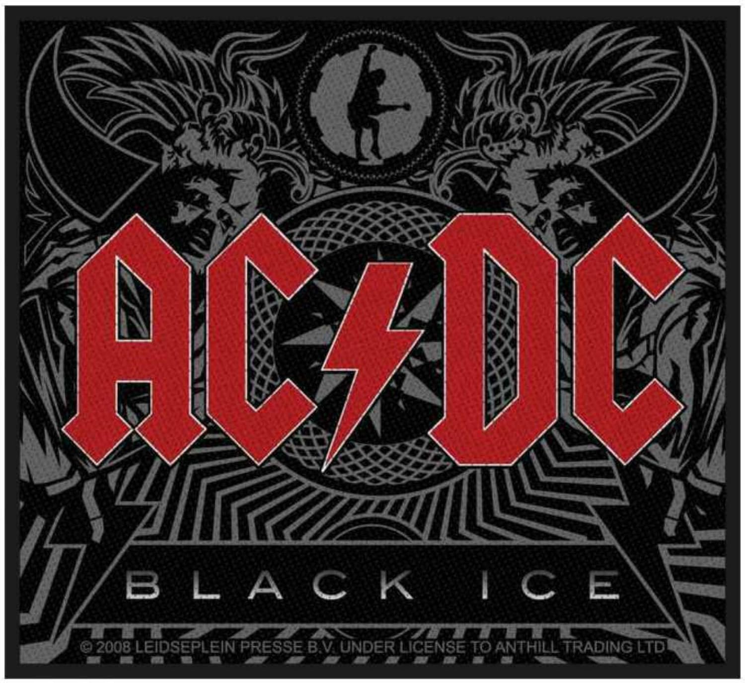 AC/DC Black Ice Patch: Amazon.co.uk: Clothing