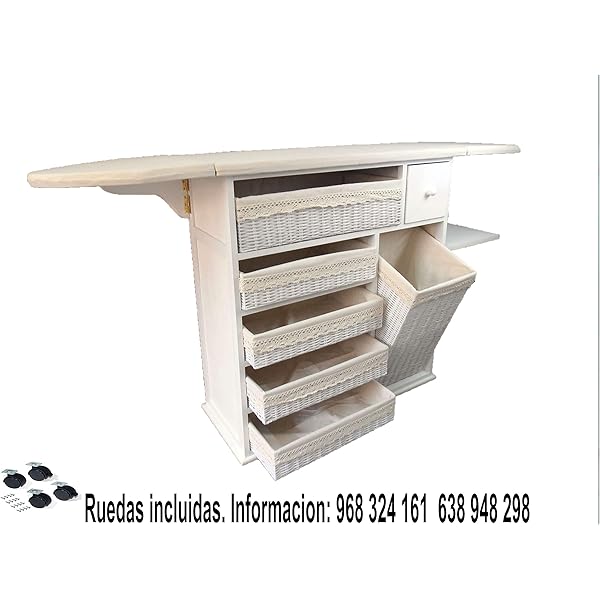 Meyvaser Mueble planchador Estoril (Blanco): Amazon.es: Hogar