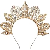 COSUCOS Sun Goddess Halo Crown - Boho Spiked Sunburst Goddess Headpiece Bohemian Headwear for Women Renaissance Costume