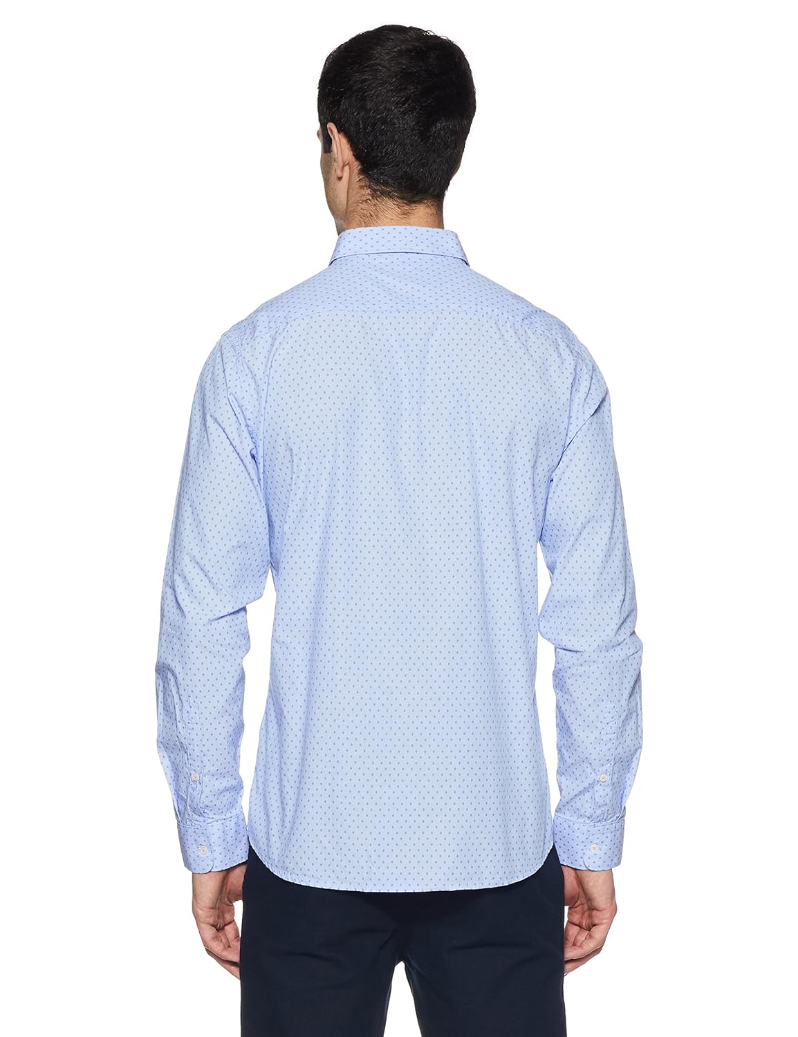 van heusen sport men's printed slim fit cotton casual shirt