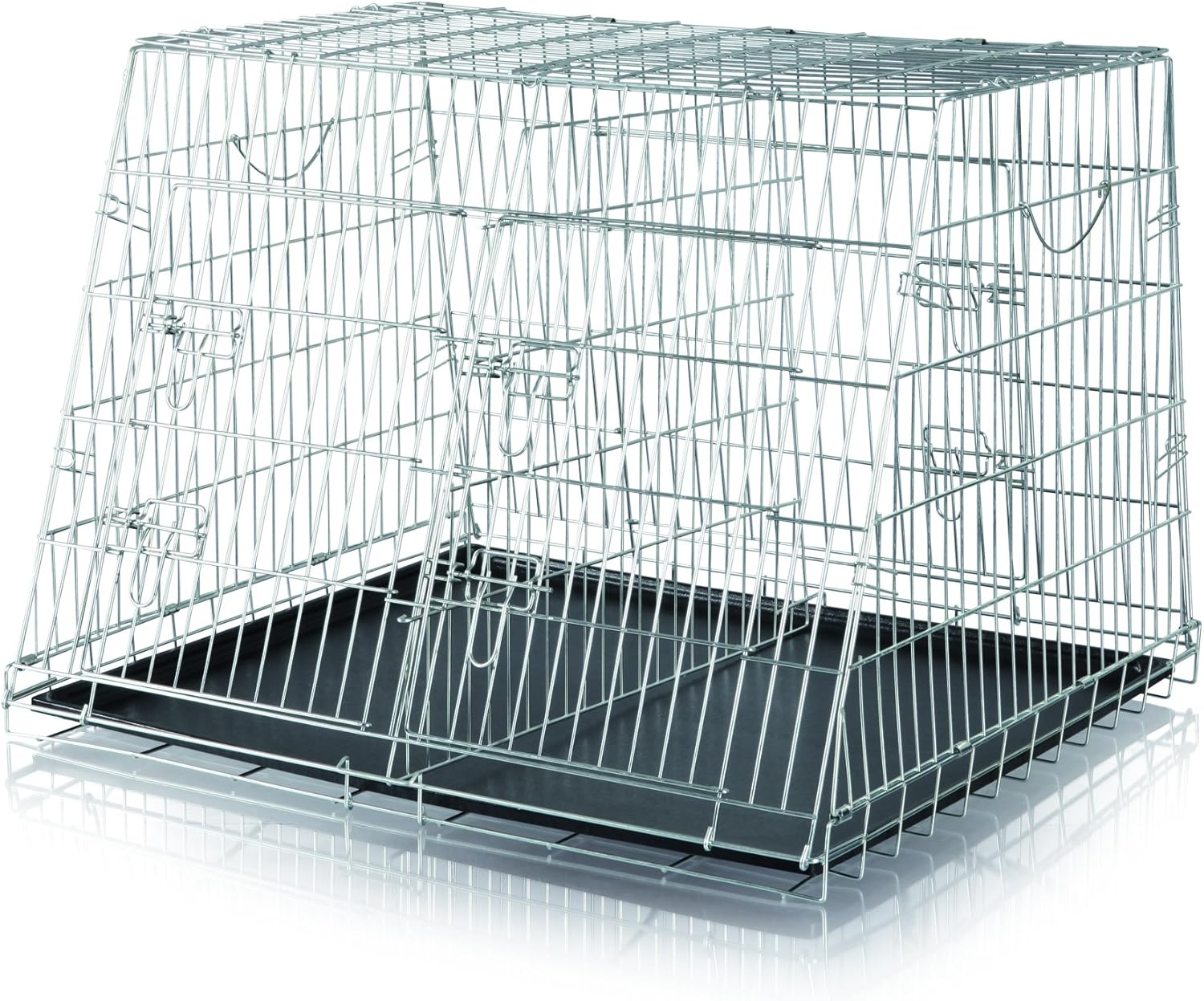Trixie 3930 Cage de transport double 93 x 68 x 79 cm Amazon.fr Animalerie