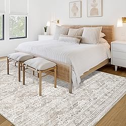 Area Rug Living Room Rugs 8x10 - Large Soft Boho