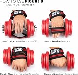 Bear Grip Premium Figure 8 Lifting Straps Brown Pair view 4