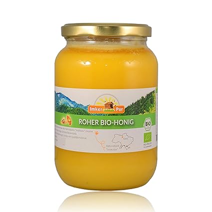 Bio Rohhonig Von Imkerpur Ungefiltert Nicht Geschleudert Oder Erhitzt Enthalt Blutenpollen Bienenwachs Propolis Bienenbrot Und Gelee Royal 1000 G Roher Honig Bio Amazon De Lebensmittel Getranke