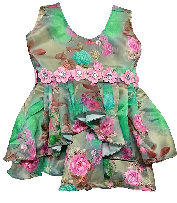 Buy Fashion Stitch High Low Dress for Baby Girl Digital Print 612