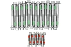 LS Head Bolts Set - Fits V8 Engines (4.8L, 5.3L, 5.7L, 6.0L, 6.2L) - Alloy Steel, Direct Replacement for 2007-2016 Models