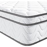 Vesgantti Twin XL Mattress 10 Inch, Fiberglass-Free | Cool Sleep Hybrid Mattress in a Box - Memory Foam & Pocket Springs, Ergonomic Design, Pressure Relief, Medium Firm Feel, 39"*80"*10"