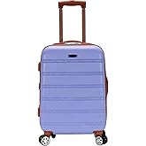Rockland Melbourne Hardside Spinner Wheel Luggage, Lavender, Carry-On 20-Inch
