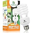 REPTI HOME UVB Reptile Light 10.0, 26W Desert UVA UVB Bulb for Reptiles, Compact Desert Terrarium Lamp, Reptile UVB Light Bulb for Bearded Dragon, Lizard, Tortoise, Snake, Gecko