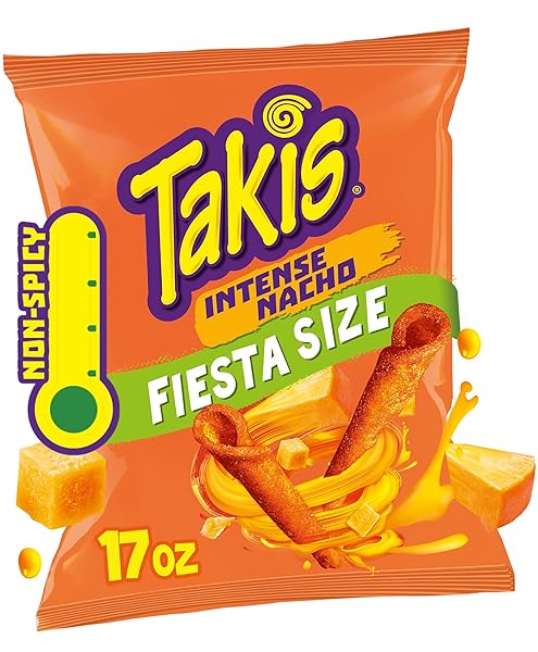 TAKIS INTENSE NACHO 17 OZ FIESTA SIZE BAG,...