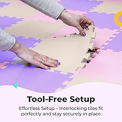 MioTetto Foam Floor Tiles for Kids - Non-Toxic