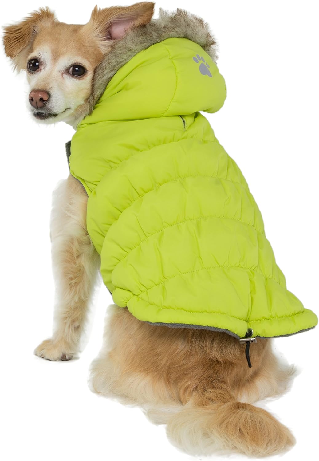 Friends Forever Green Quilted Vest Cozy Waterproof